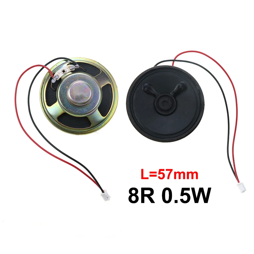 1X 8 Ohm 8R 0,5 W Mini ultradünner Hornlautsprecher Durchmesser 20 mm 23 mm 28 mm 30 mm 36 mm 40 mm 50 mm 57 mm Lautsprecher mit P2.0 Termina-Draht – Detail 9
