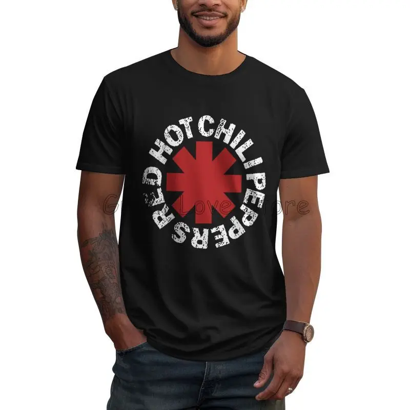 Red Hot Chilli Peppers Print T-shirts Summer Casual Clothes Men Cotton Clothing Vintage Graphic T Shirts Oversized S-6XL