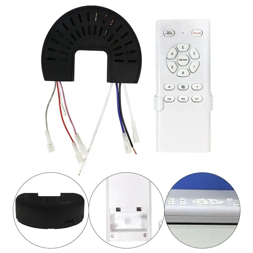 DC Frequency Conversion 24V 6-Speed Ceiling Fan Light Remote Control Kit For Home Ceiling Fan Light Remote Control Receiver