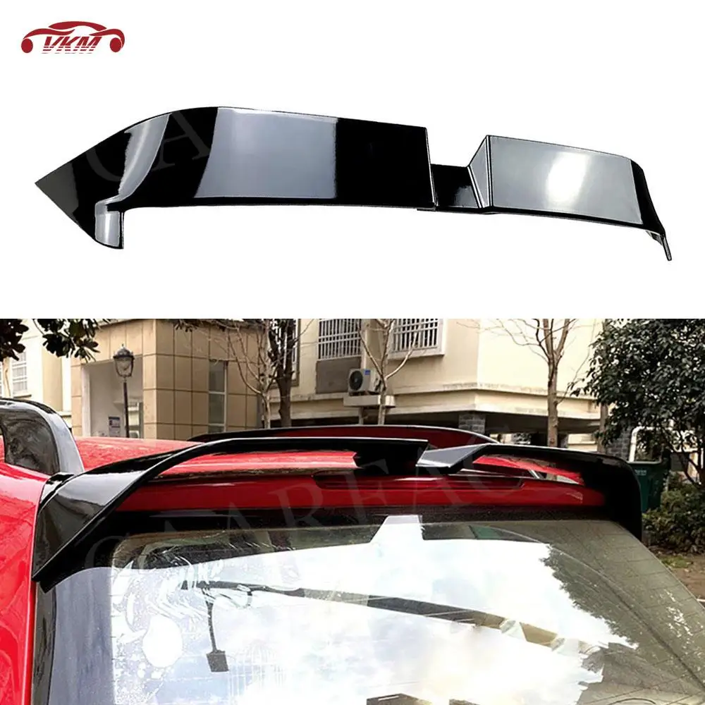 

Car Rear Roof Spoiler for Volkswagen Polo 9N 2003- 2008 Rear Spoiler Lip Wing Bodykits Window Decoration ABS Styling Accessories