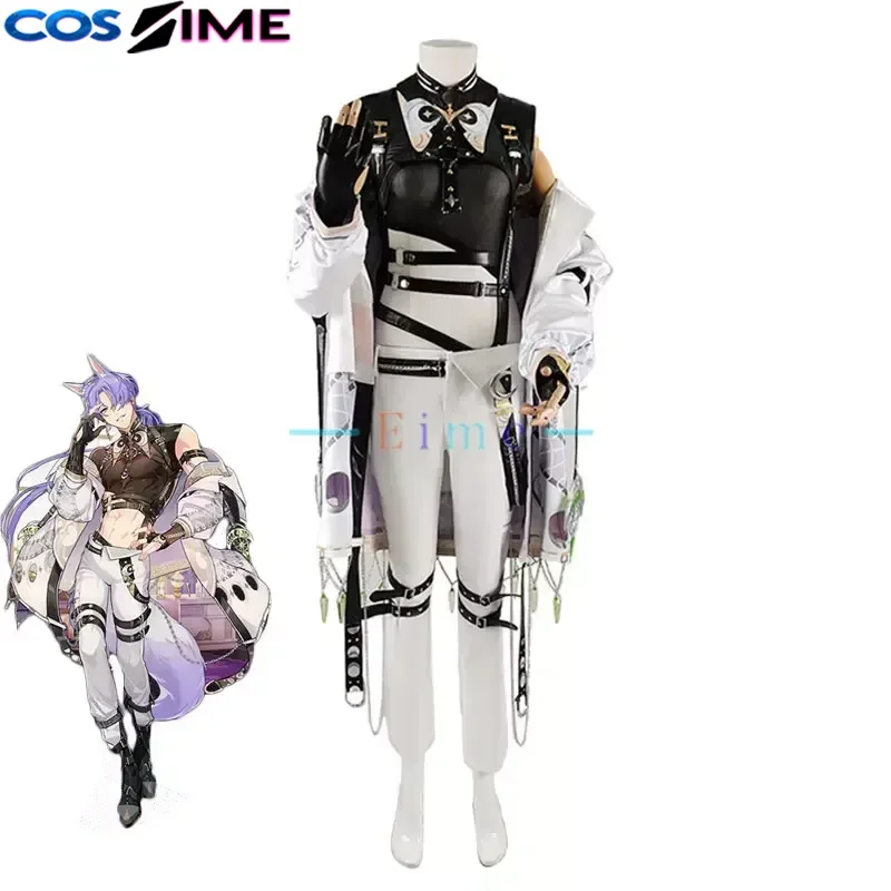 

Костюм для косплея Game Nu Carnival Kuya: пальто, топ, брюки, униформа для Хэллоуина и карнавальных вечеринок, на заказ