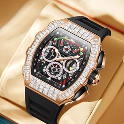 ONOLA 6827F Men's Fashion Watches Personalized Diamond Shining Waterproof Fully Automatic High End Mechanical Watch For Men