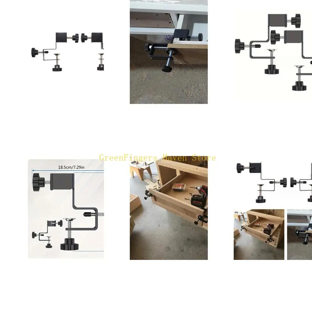

F68D Зажимы для установки передней части ящика Установка шкафа с правым и левым ящиком