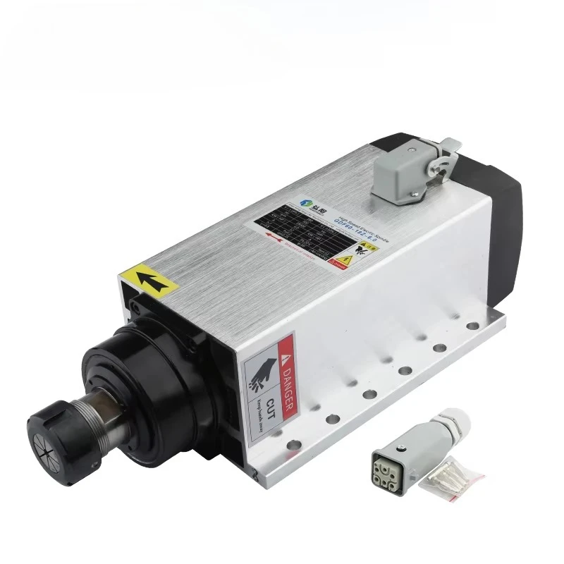 Hongyang Air-cooled Electric Spindle Motor High-speed Drilling and Grinding 6kw 220v Engraving Machine Spindle