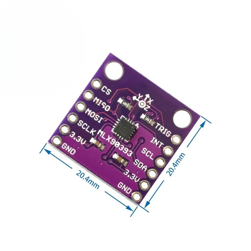 MLX90393 Three Digital Hall Sensor Module 3D Position of The Rotational Angular Displacement Sensor Board Contactless 90393