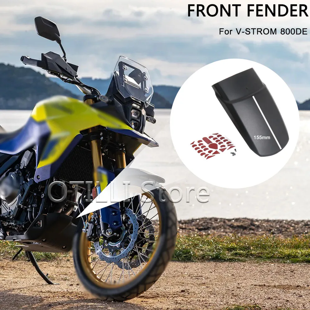 

For Suzuki V-Strom 800DE V-STROM 800 DE 2023 2024 New Extender Motorcycle Mudguards Front Fender Splash Guard Extension