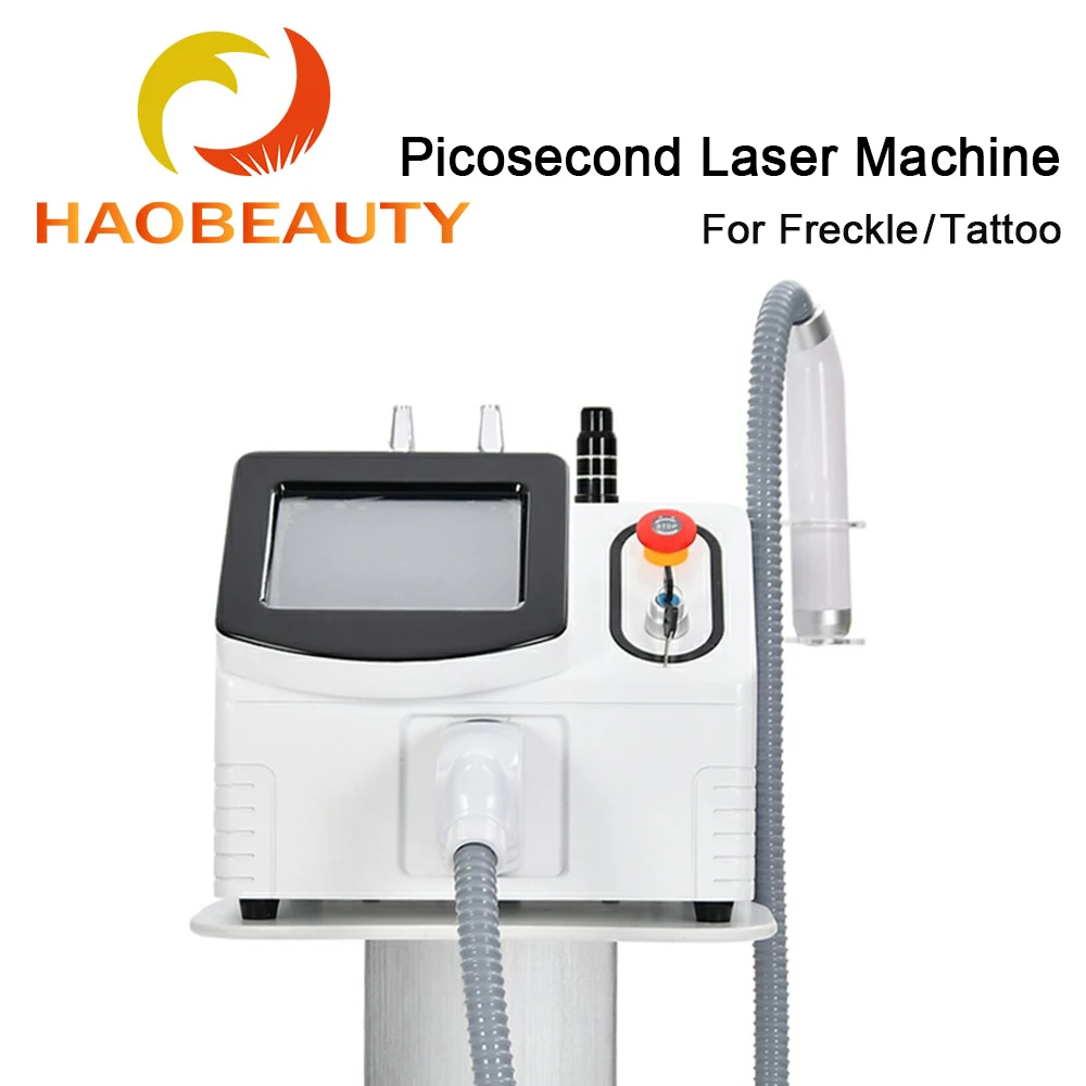 HaoBeauty Picosecond Laser Freckle Removal Equipment Laser Tattoo Removal Spot and Eyebrow Washing Machine