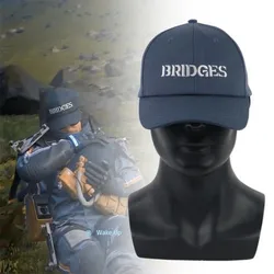 Steam Game Death Stranding Adjustable Cap Cosplay Sam Bridges Embroidery Baseball Outdoor Sun Hat Essential Hike Travel Headgear