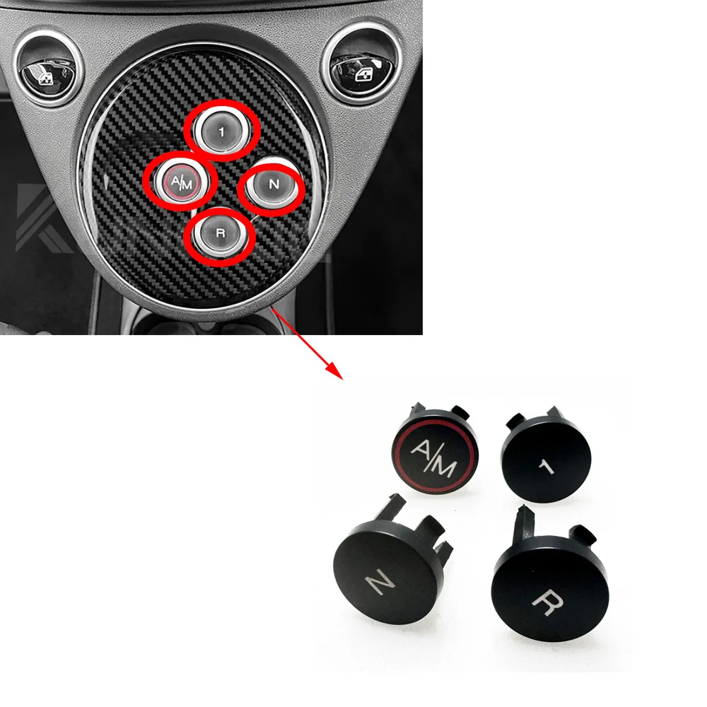 

Fit For Fiat 500 Abarth 595 695 2012 13 14 15 16 -2023 Gear Shift Button Interior Modification Accessories 7355240540