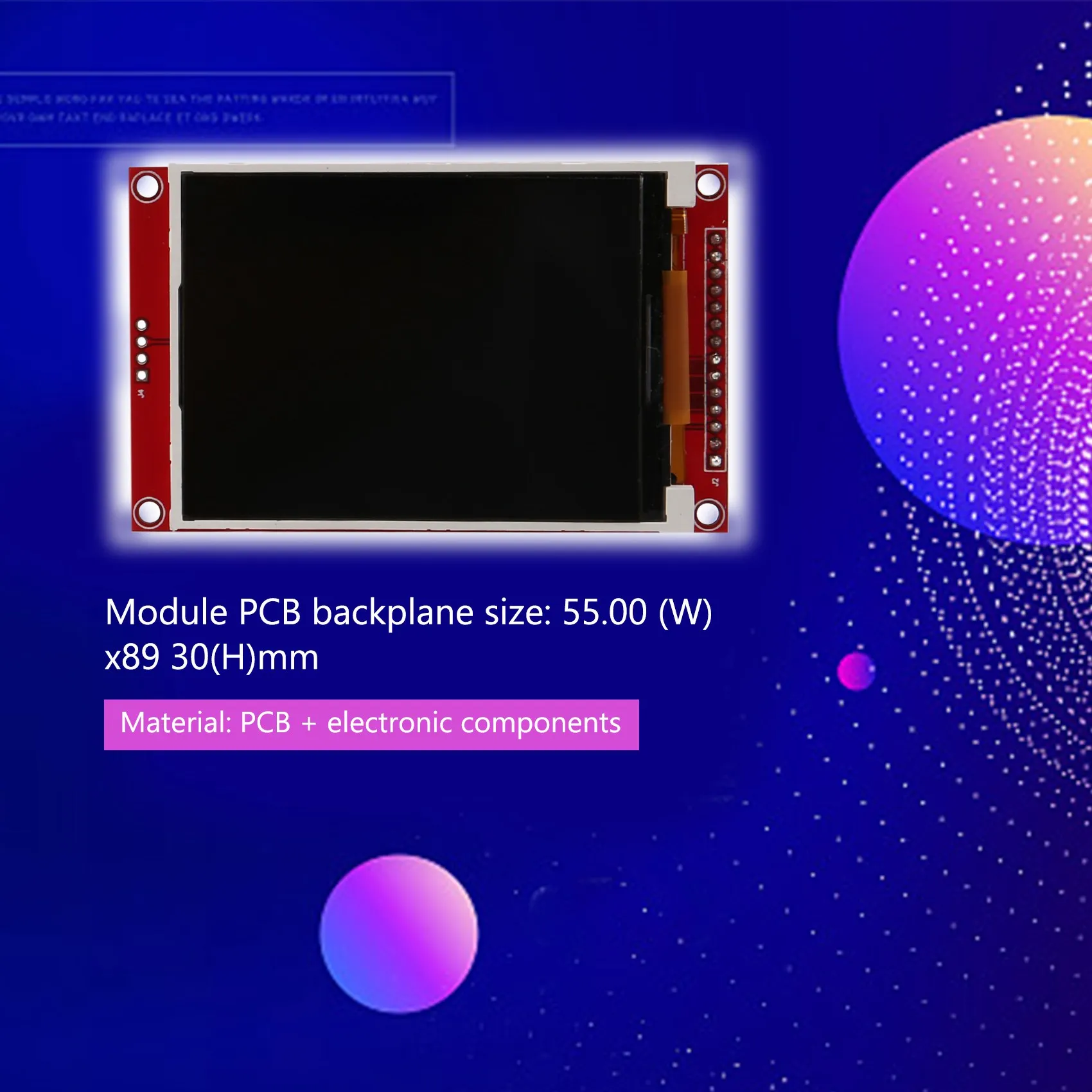 SPI Serial TFT LCD Módulo Tela sem Painel de Contato, Driver IC ILI9341 para MCU, 3.2 ", 320X240