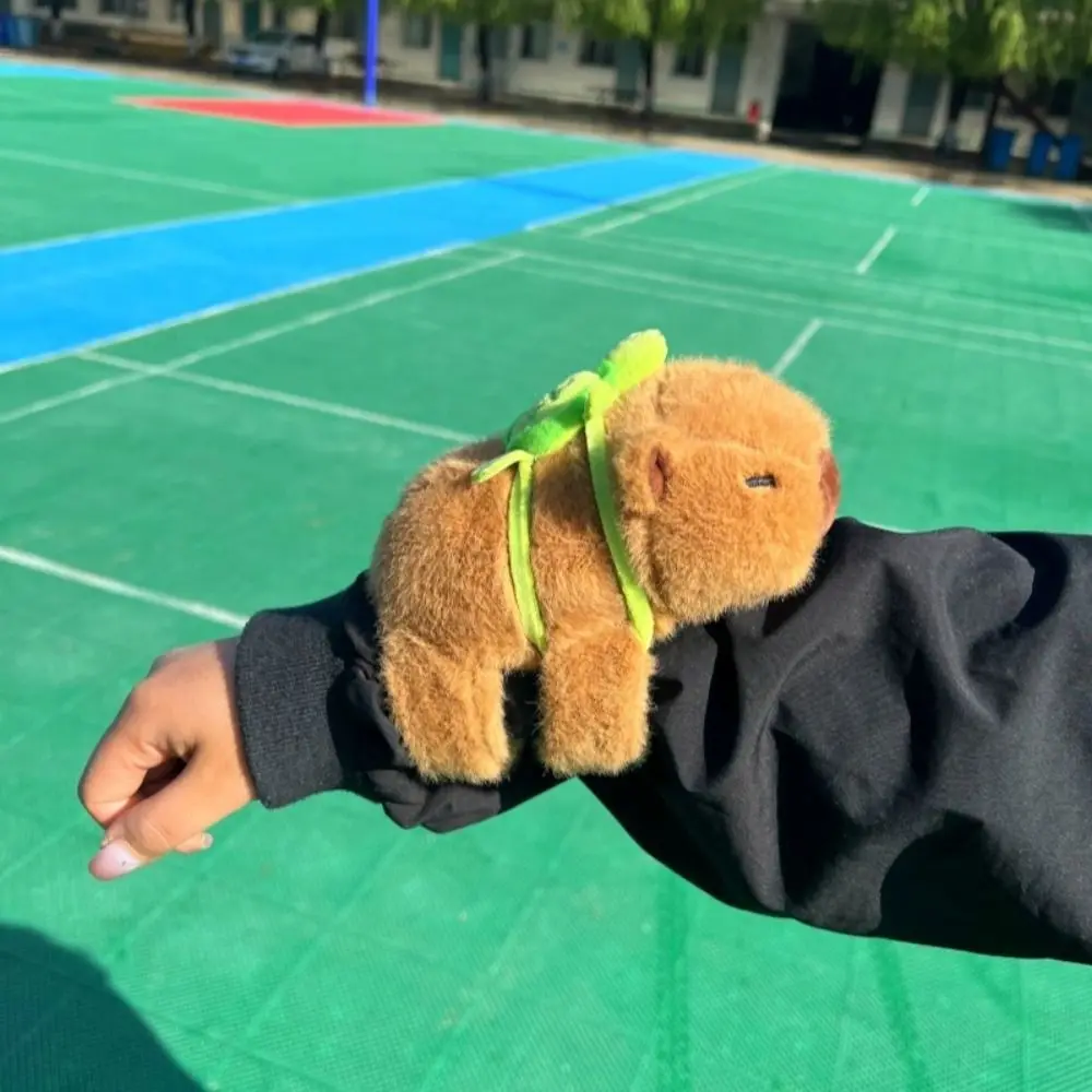

Capybara Rodent Slap Bracelet Series Wrist Style Simulation Plush Doll Slap Bracelet Cute Doll Soft Capybara Plush Wrist Band