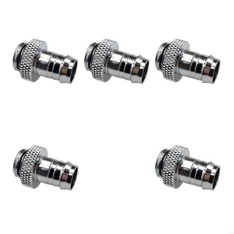 Efficient Liquid Cooling Fitting 3/8inch G1/4 Thread In Black Or Silver