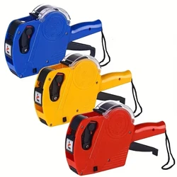 MX-5500 Pistola de etiquetas de precios portátil de 8 posiciones con 1 pistola de etiquetas de precios codificadora de tinta para supermercado de tienda minorista $€ NO. USD