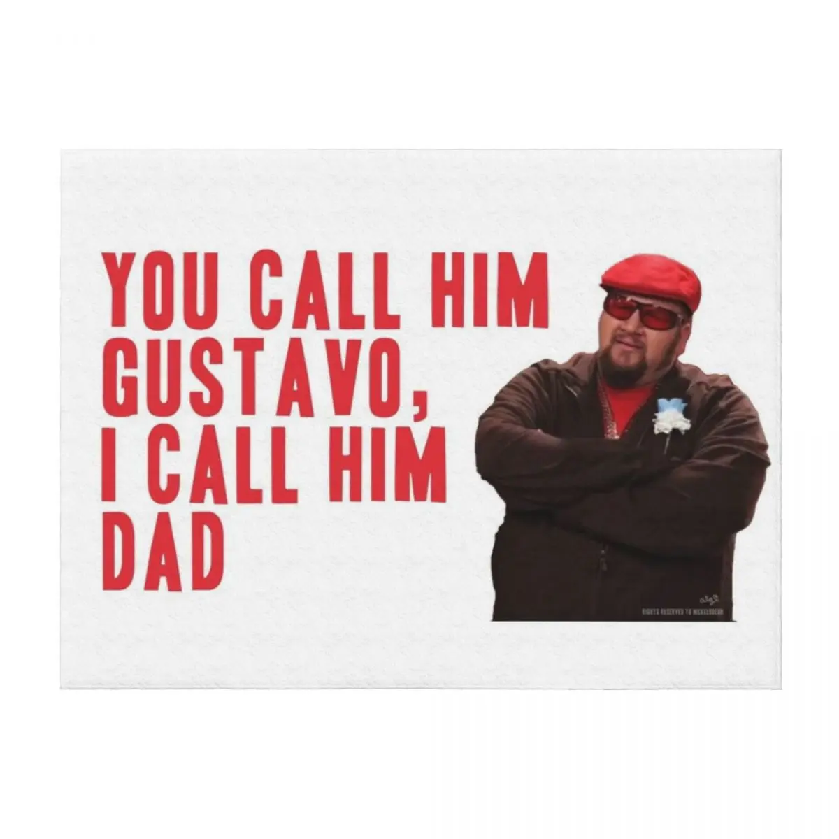 

You Call Him Gustavo, I Call Him Dad Throw Blanket Luxury Plaid on the sofa christmas decoration Beautifuls Blankets