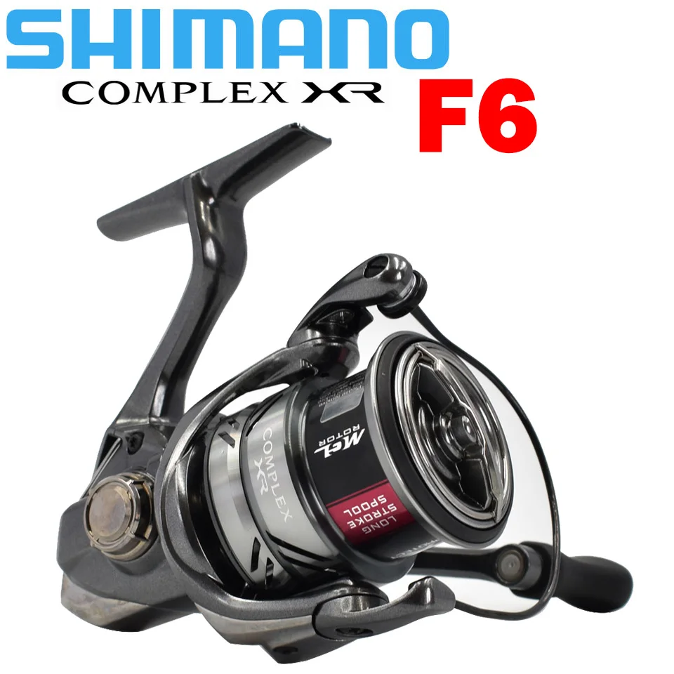 2021 SHIMANO COMPLEX XR F4/F6 Spinning Fishing Reel Hagane Gear Larger Spool Capacity Max Drag X-Ship Saltewater Fishing Reels