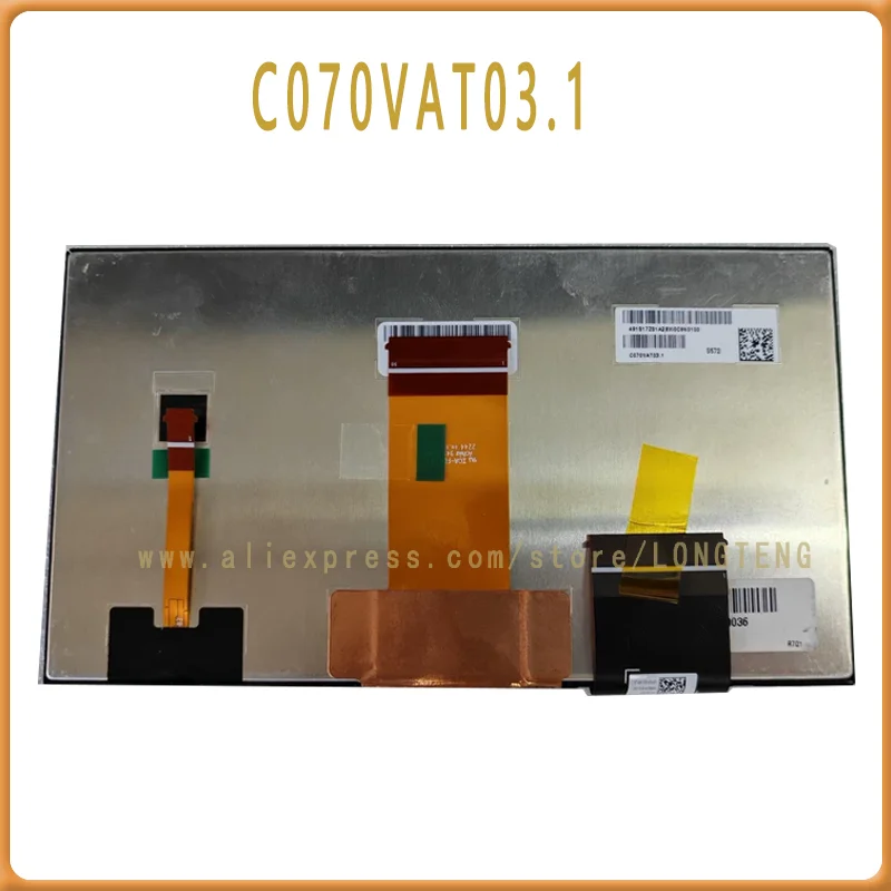 C070VAT03.1 Original 7 Inch  LCD Display Screen With Touch Panel For  PV602-0D101-A GPS Navigation LCD Monitor C070VAT03