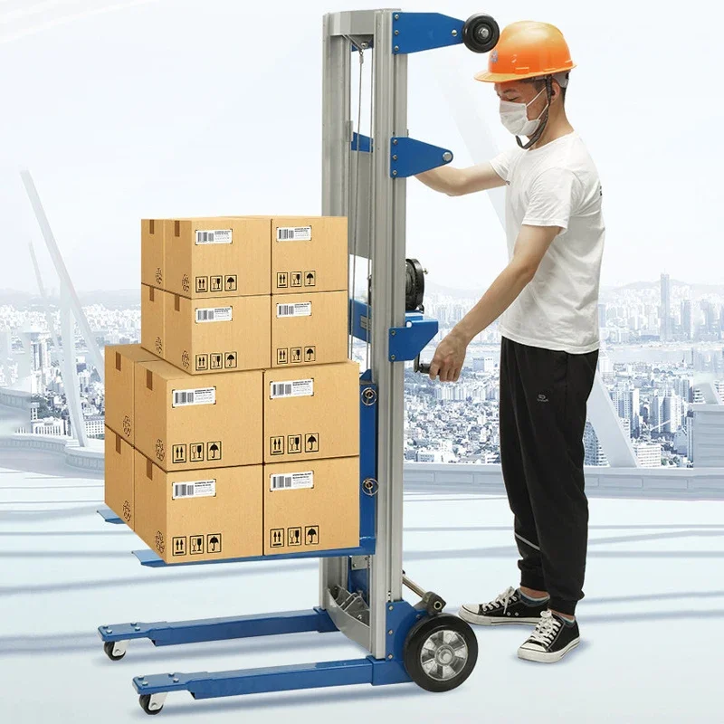 Hand-Operated Stackers, Luggage Carts, and Multi-Purpose Forklifts: Lightweight and Agile Aluminum Alloy Models Capa(Customized)