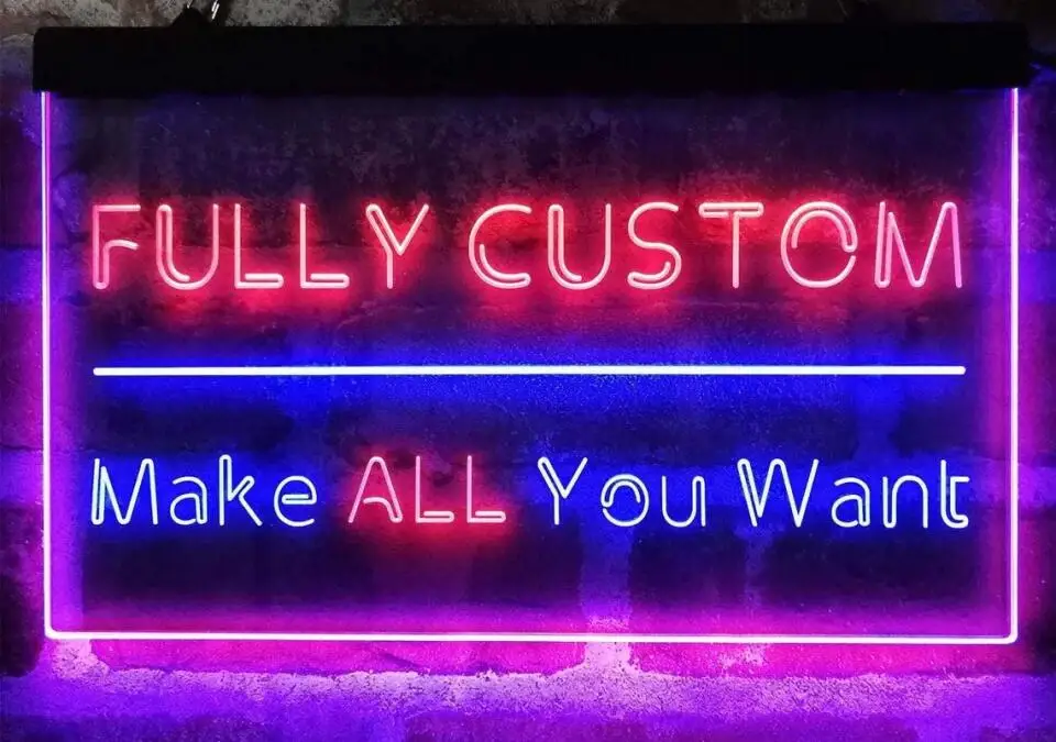 Custom-made LED Neon Signs [Dual-color & Tri-color] st6-tm-xx & st9-tm-xxx