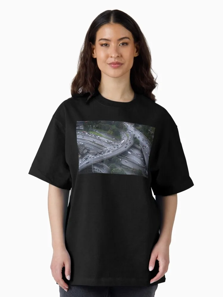 

The Paris Ring Road Street Fashion Trend Graphic Printing Summer Luxury Brand Pure Cotton Men's and Women's T-shirt Short Sleeve