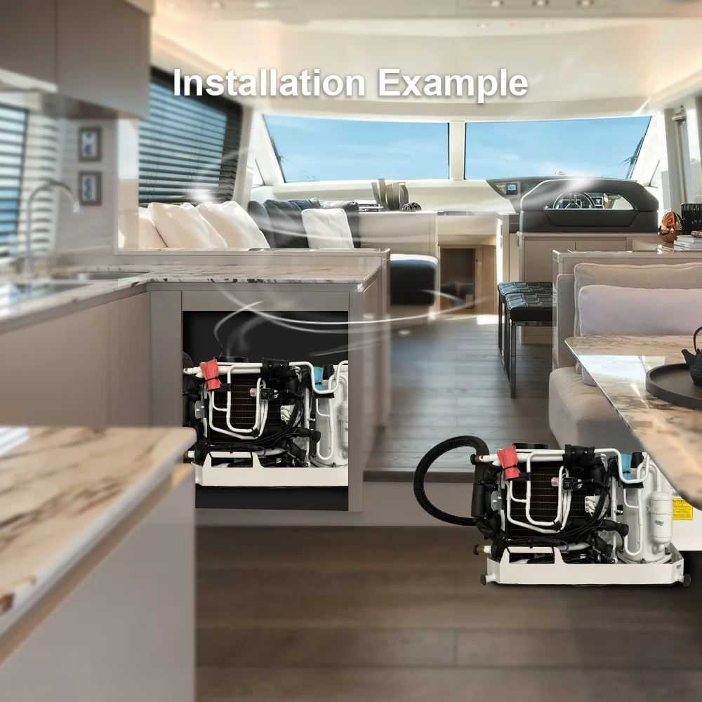 New Self-Contained AC Marine Air Conditioner Heating Cooling System for Boats Cheap Price for Hotel Use