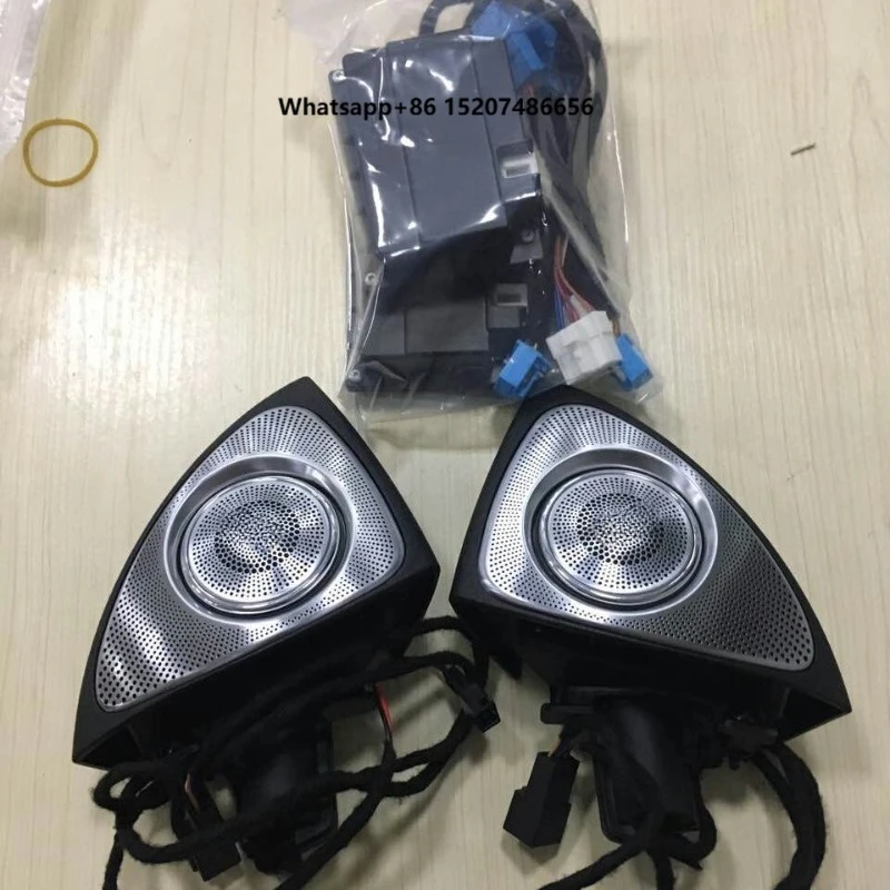 High Quality Car Loudspeaker 3D Rotate Rising Tweeter Speakers for B-ENZ C E S Class GL GLS GLE GLC Ambient Music