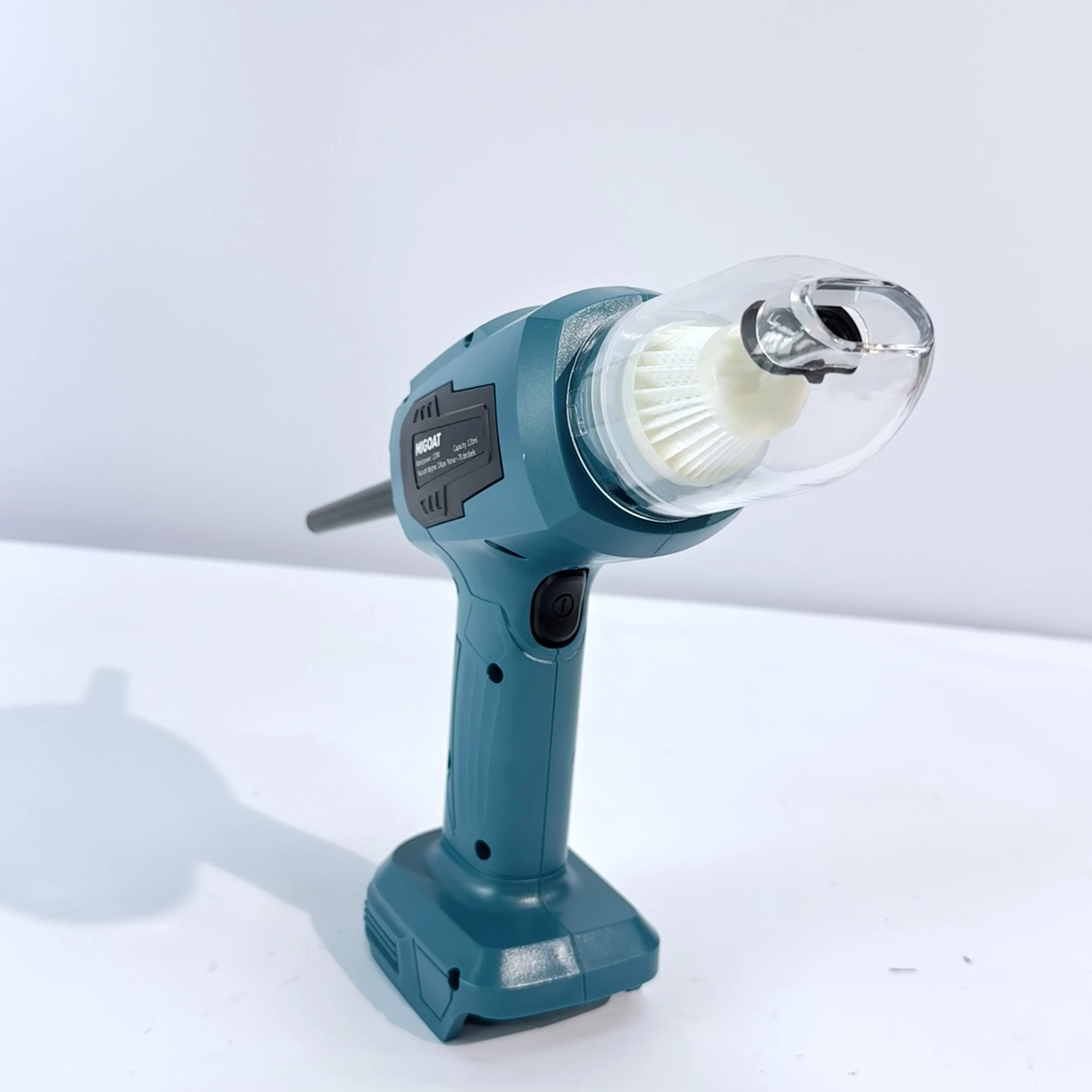 مكنسة كهربائية MIGOAT 2 في 1، منفضة كهربائية شفط قوية 10 كيلو باسكال، منفاخ غبار الكمبيوتر، لبطارية ماكيتا 18-21 فولت