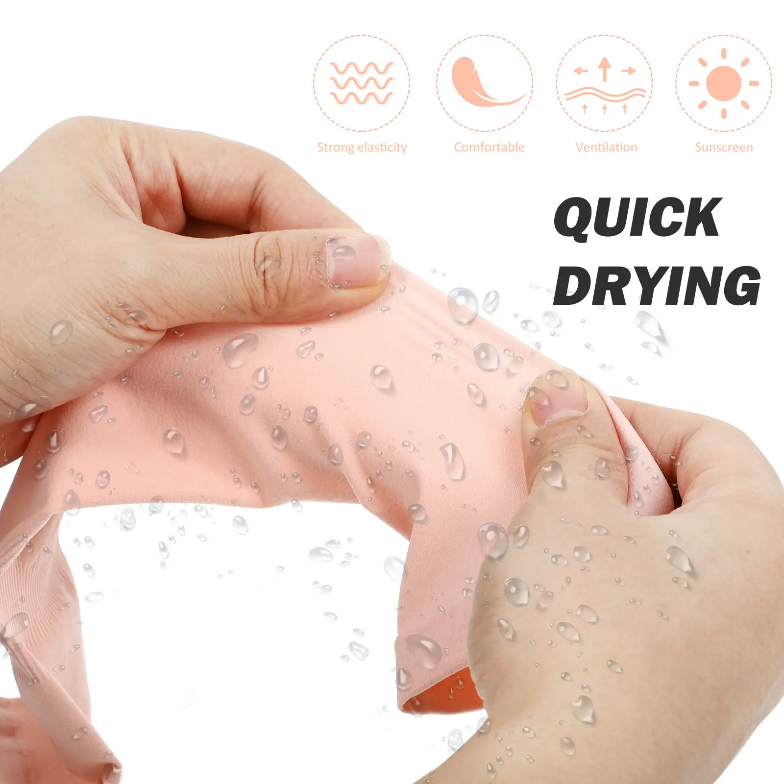 

4 пары солнцезащитных рукавов для рук из нейлона и спандекса, охлаждающие, дышащие, легкие, с защитой от УФ-излучения, для занятий спортом на открытом воздухе