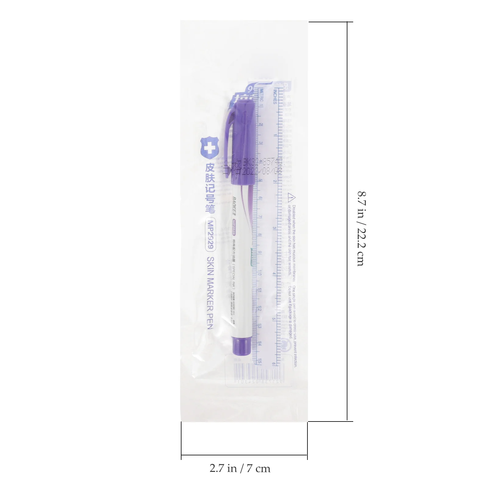 2 шт., маркеры для кожи, профессиональные татуировки, маркер для определения местоположения бровей, микроблейдинг, хирургия, ручка для татуировки, инструмент для маркировки тела