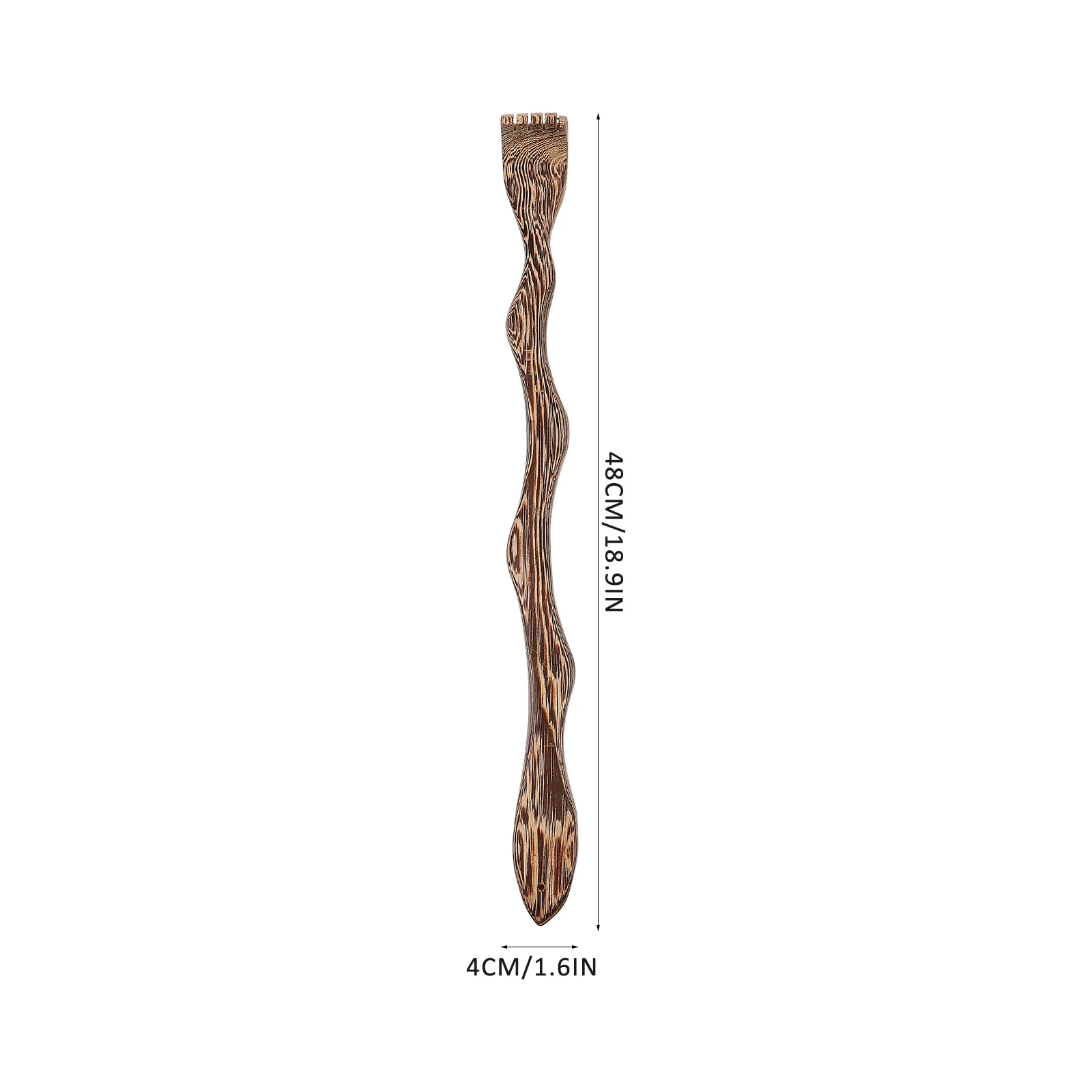 

Wooden Snake Shape Back Scratcher Long Handle Back Itch Relief Tool Stress Massage Supply for Adults Long Scratch Tool