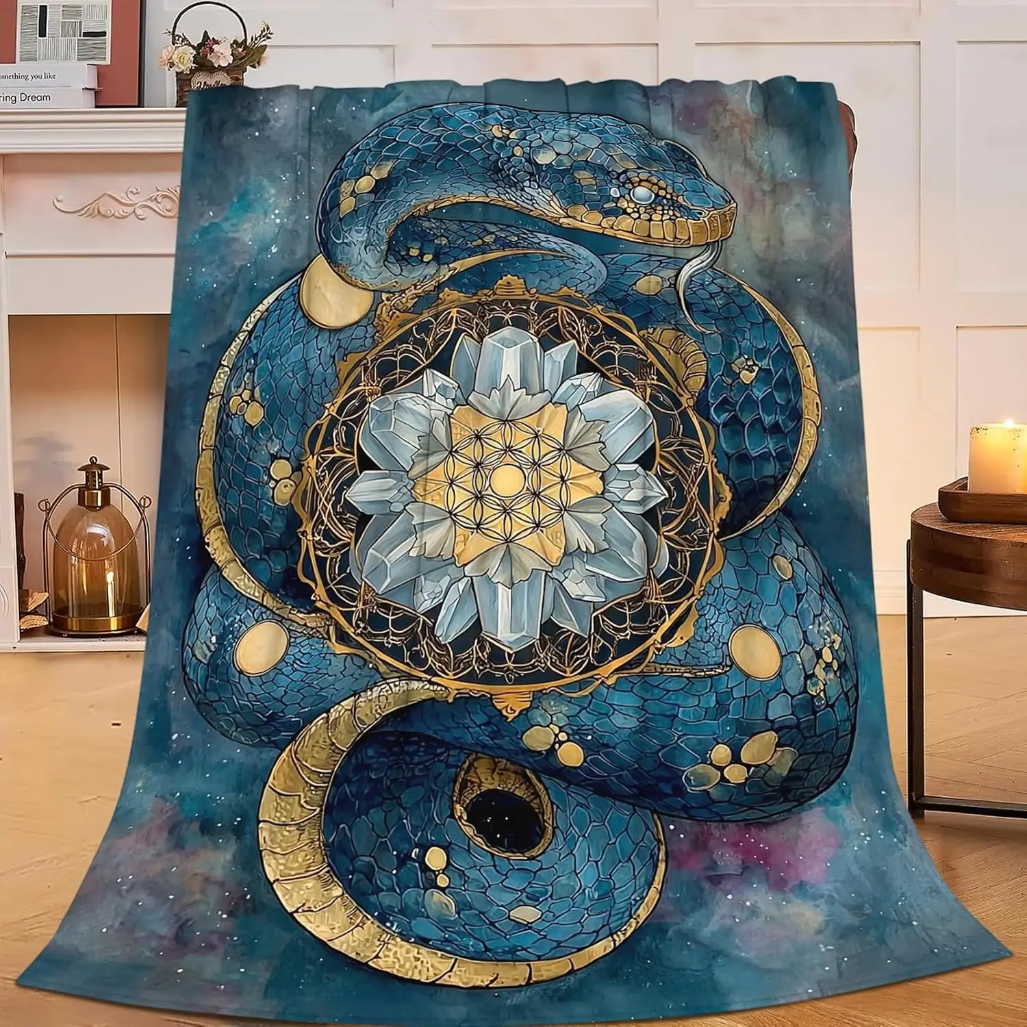 Snake Throw Blanket Snake Stuff Gifts Kids Girls Boys Adults Women Men Soft Cozy Warm Plush Fluffy Fuzzy Fleece Blanket Decor