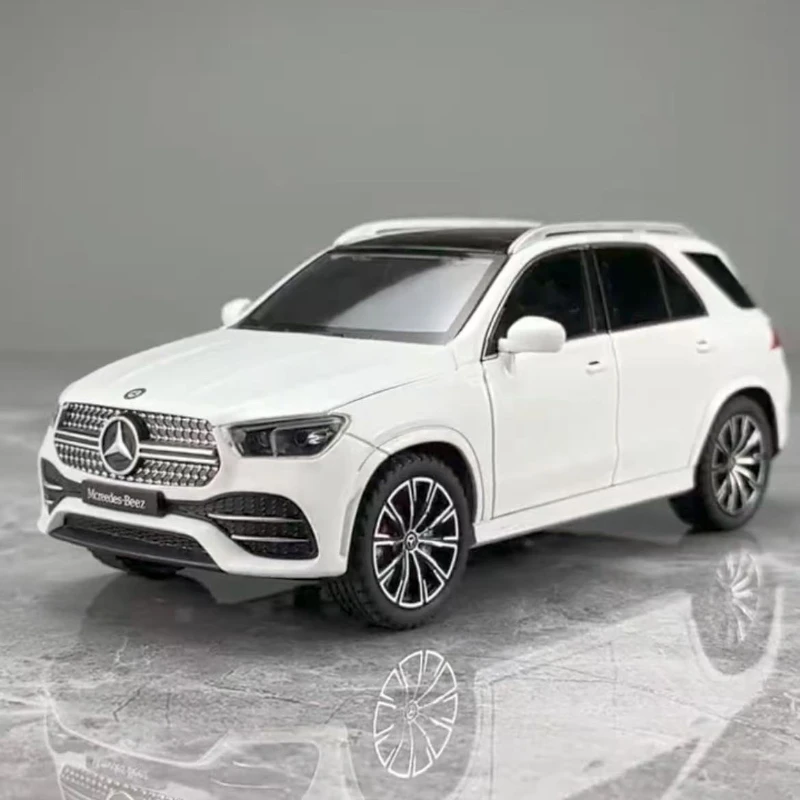 1:24 Mercedes-Benz GLE350 SUV wysoka symulacja odlewany metal Model samochodu ze stopu dźwięk światło wycofać kolekcja zabawki dla dzieci prezenty