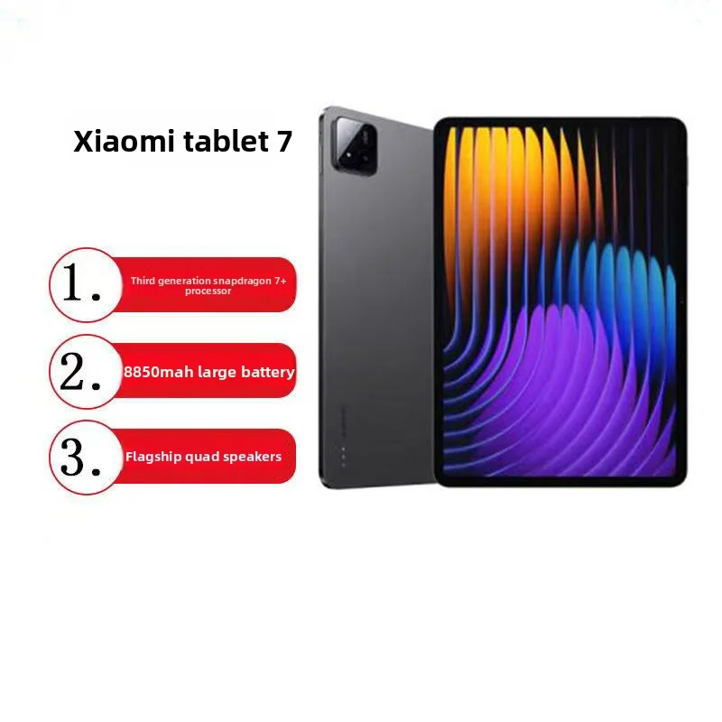 الإصدار العالمي من Xiaomi Pad 7 8+128G Snapdragon 7+ Gen 3 ثماني النواة CPU Tablet 8850mAh 13MP كاميرا 11.2 "3.2K عرض 144 هرتز #1