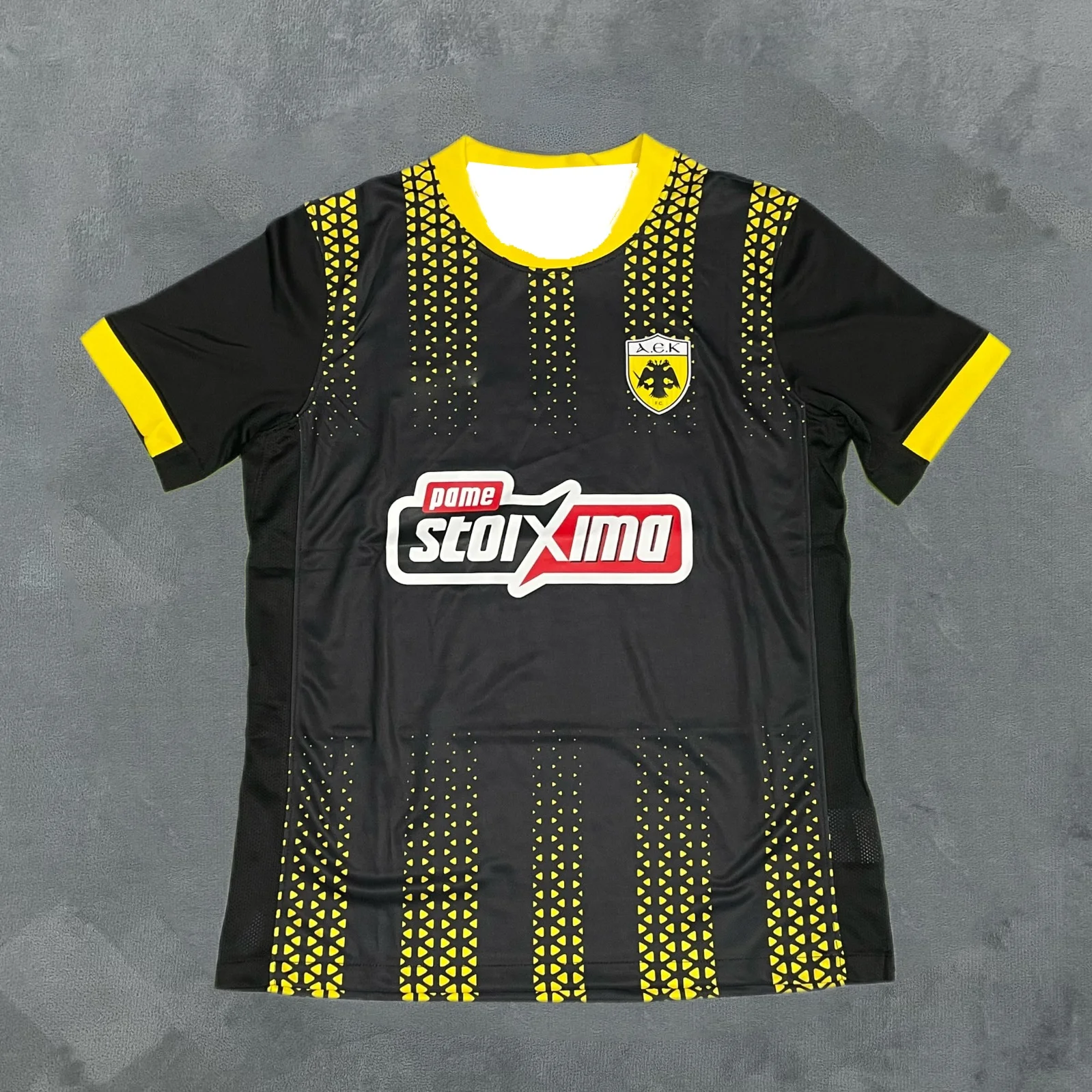2026-27 New AEK Athens Men's Jersey 3D Printed Y2K Summer Casual Quick Drying T-shirt, Suitable for Daily and Training Wear
