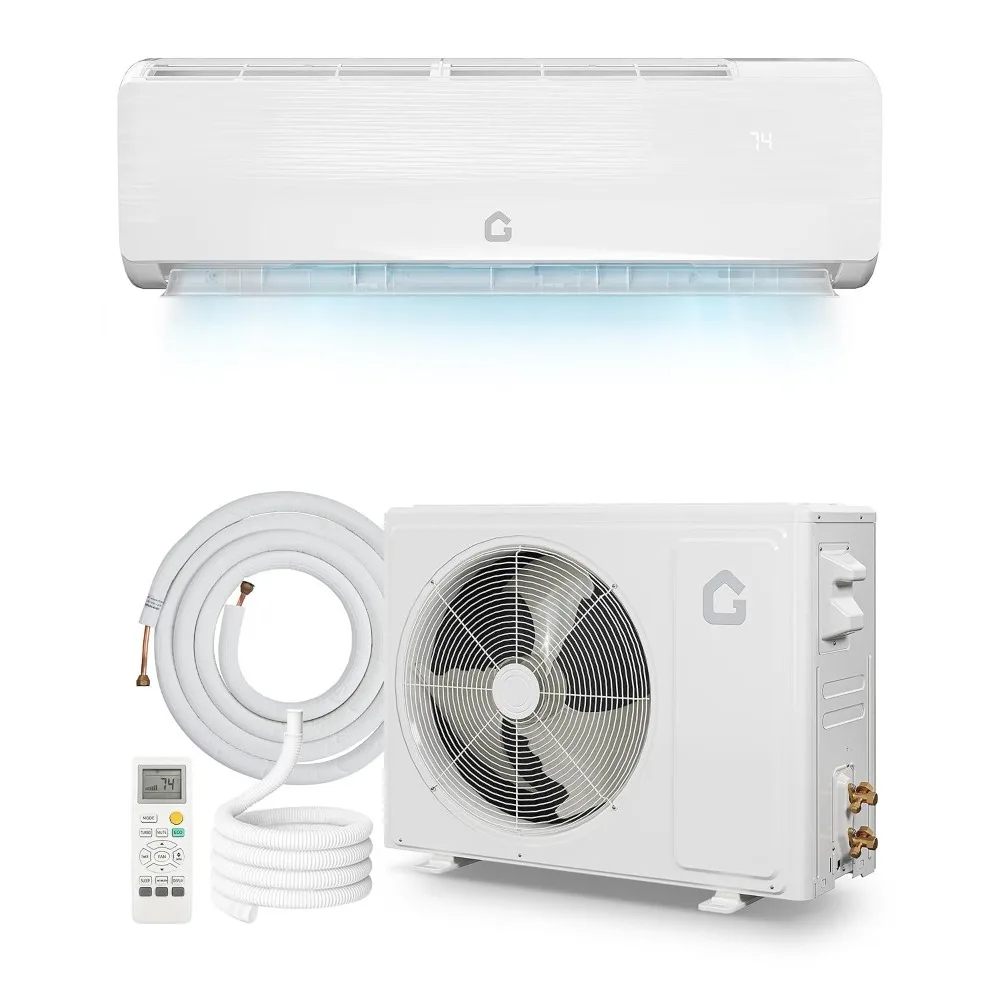 18000 BTU Mini Split Air Conditioner 19 SEER2 Ductless Inverter AC 208-230V Cools 1250 Sq.Ft Heat Pump, Custom