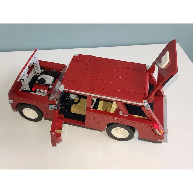 MOC-127028 petit camion voiture de tourisme modèle nuits de construction • 983 pièces anniversaire des enfants blocs de construction voiture jouet cadeaux