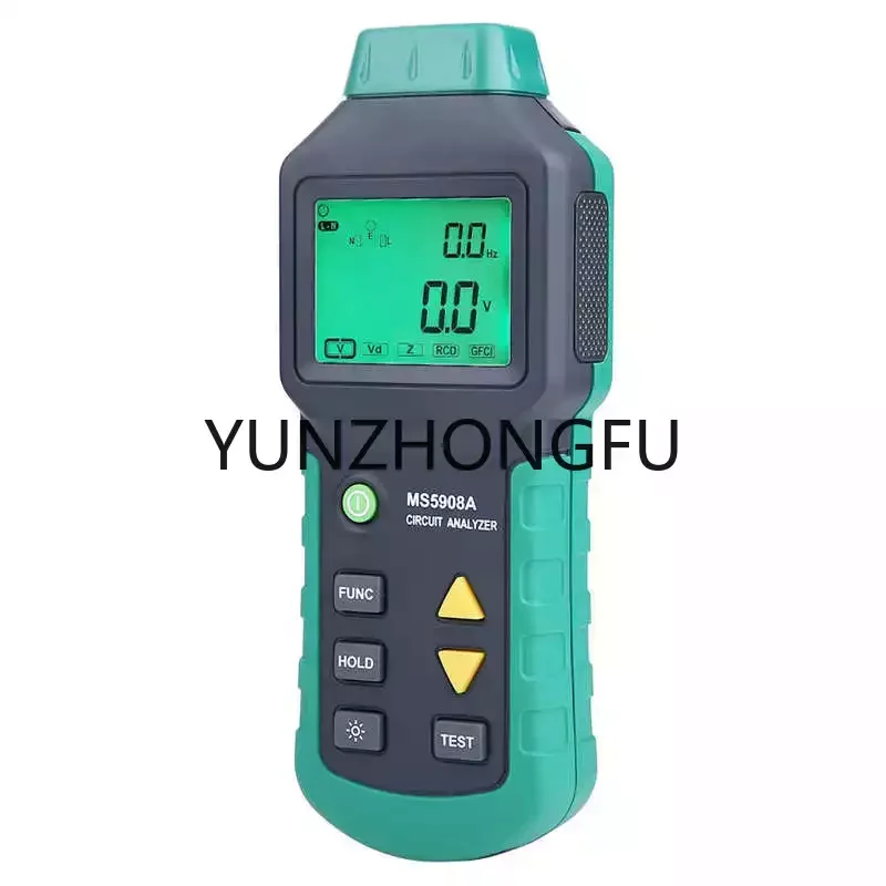 

MS5908A/MS5908C LCD Circuit Analyzer With Voltage GFCI RCD Tester LCD Circuit Analyzer AC100-240V