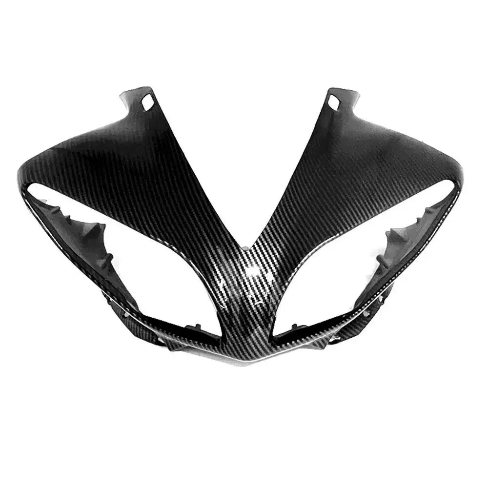 Carbon Fiber Color Front Upper Headlight Fairing For YAMAHA YZF-R1 2009 2010 2011 YZF R1