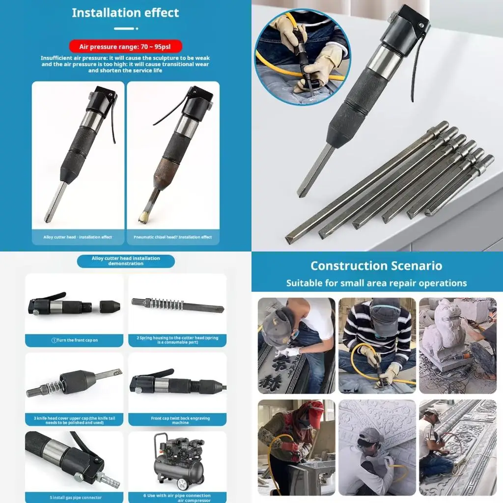 Ergonomic Air Engraver Machine Sculpting Tool For Intricate Stone Relief Designs high quality
