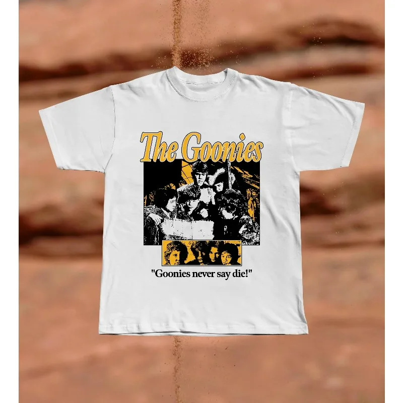 Camiseta The Goonies, camiseta de la marca Mikey Mouth Data Chunk Andy Stef, camiseta de algodón holgada y transpirable unisex de verano