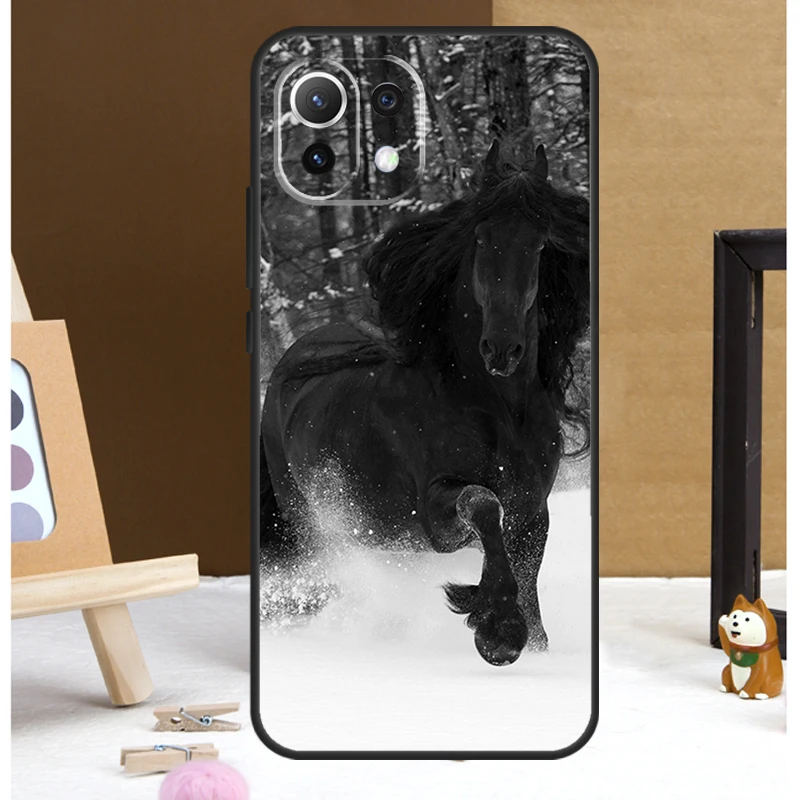 Horse Animal Case For POCO X6 Pro M6 X5 X3 Pro M5s F3 F5 Xiaomi 14 13 Ultra 12 Lite 11T 12T 13T Pro Cover