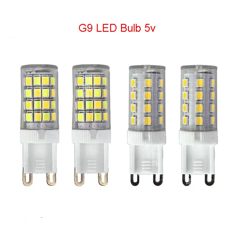 

10pcs low voltage 3.7v 4v 5v G4 G9 LED Corn Light Desk Lamp Droplight Nightlight Pendant 3w 5w 3000k 4000k 6000k CCT Dual Color