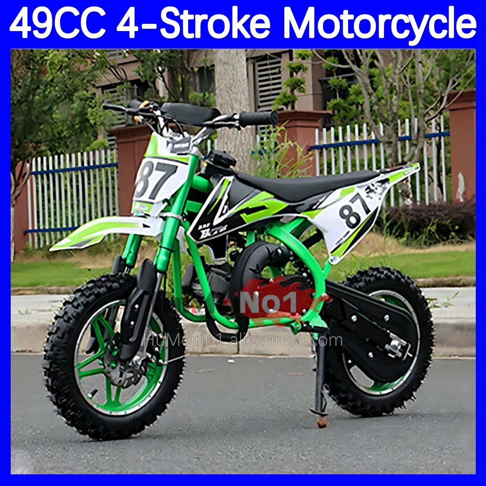 49CC 4Stroke ATV OFF Road Child Toy MOTO Dirt Bike Gasoline Motorcycle Outdoor Sports Competition Racing Game Racing Motorbike