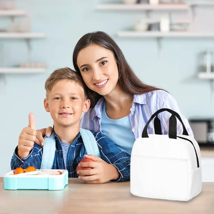 Modne torby na lunch Mężczyźni Kobiety Dostosuj torebki Przenośna torba studencka Duża pojemność Outdoor Office Torby na żywność Torba termiczna