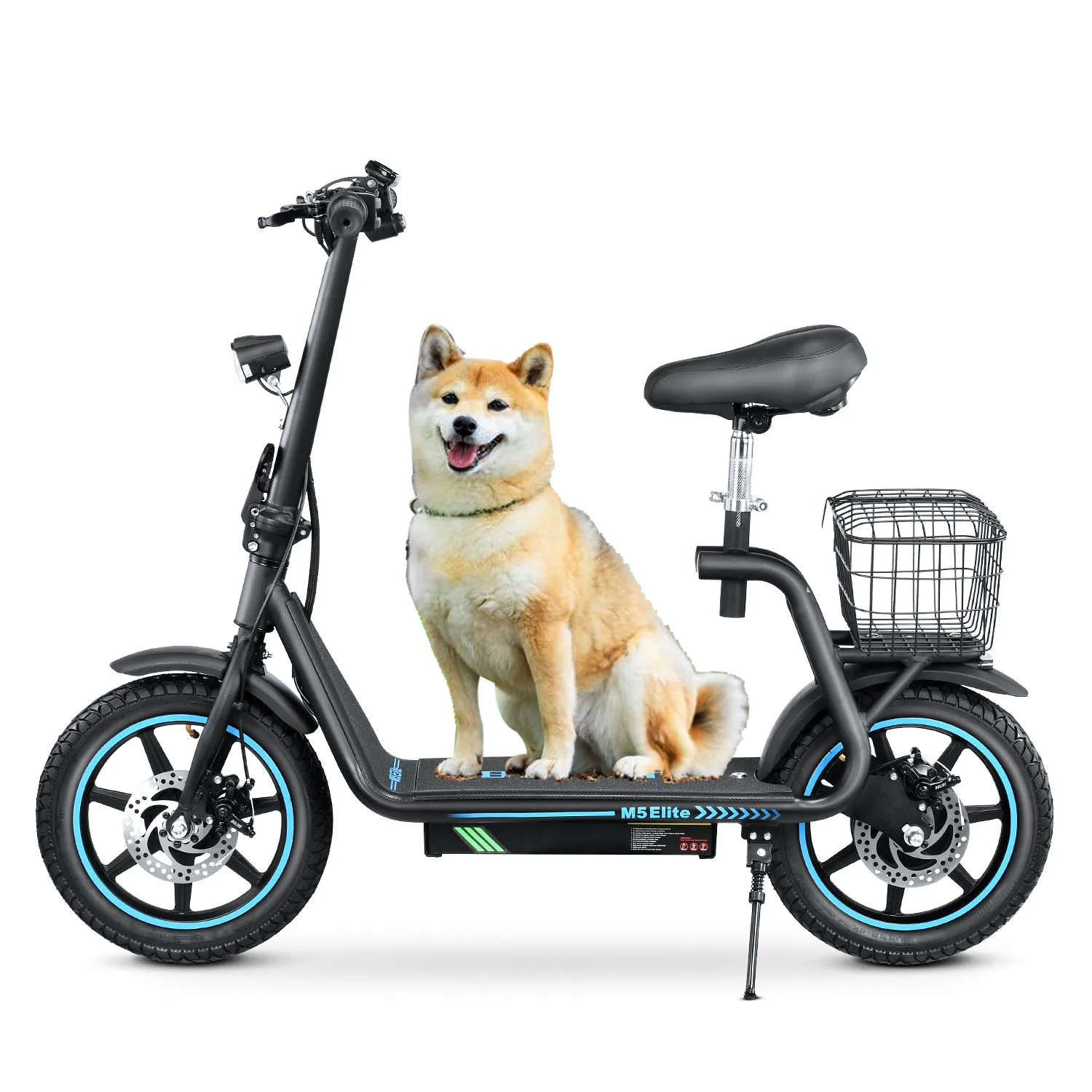 Electric Scooter for Adults BOGIST M5 ELITE, 500W Motor(Peak 800W), 25mph, 45km Range, Electric Scooter with Seat, Ship from US