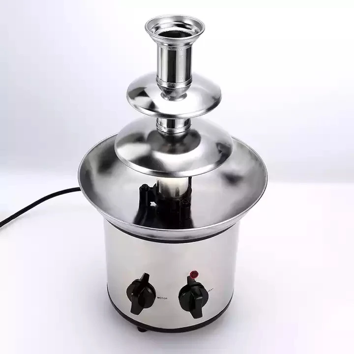 Shineho New Trend Product Manufacturers Supply Chocolate Melting Tempering Machine Electric Chocolate Fountain With CE