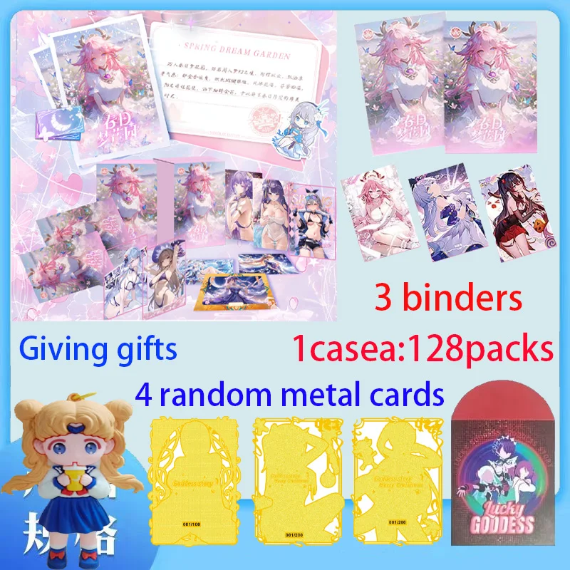 

SPRING DREAM New A5 Size Goddess Board Waifu Collection Doujin Booster Box Hobby Game Card Spicy Rare Card LSP SSP SSR Toy Gifts