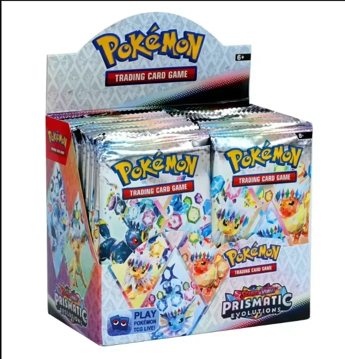 4-8 confezioni di carte Pokemoned spagnole Inglese Francese CROWN ZENITH ARGENTO TEMPEST Lost Origin Brilliant Stars Carte Collezione Pokémon