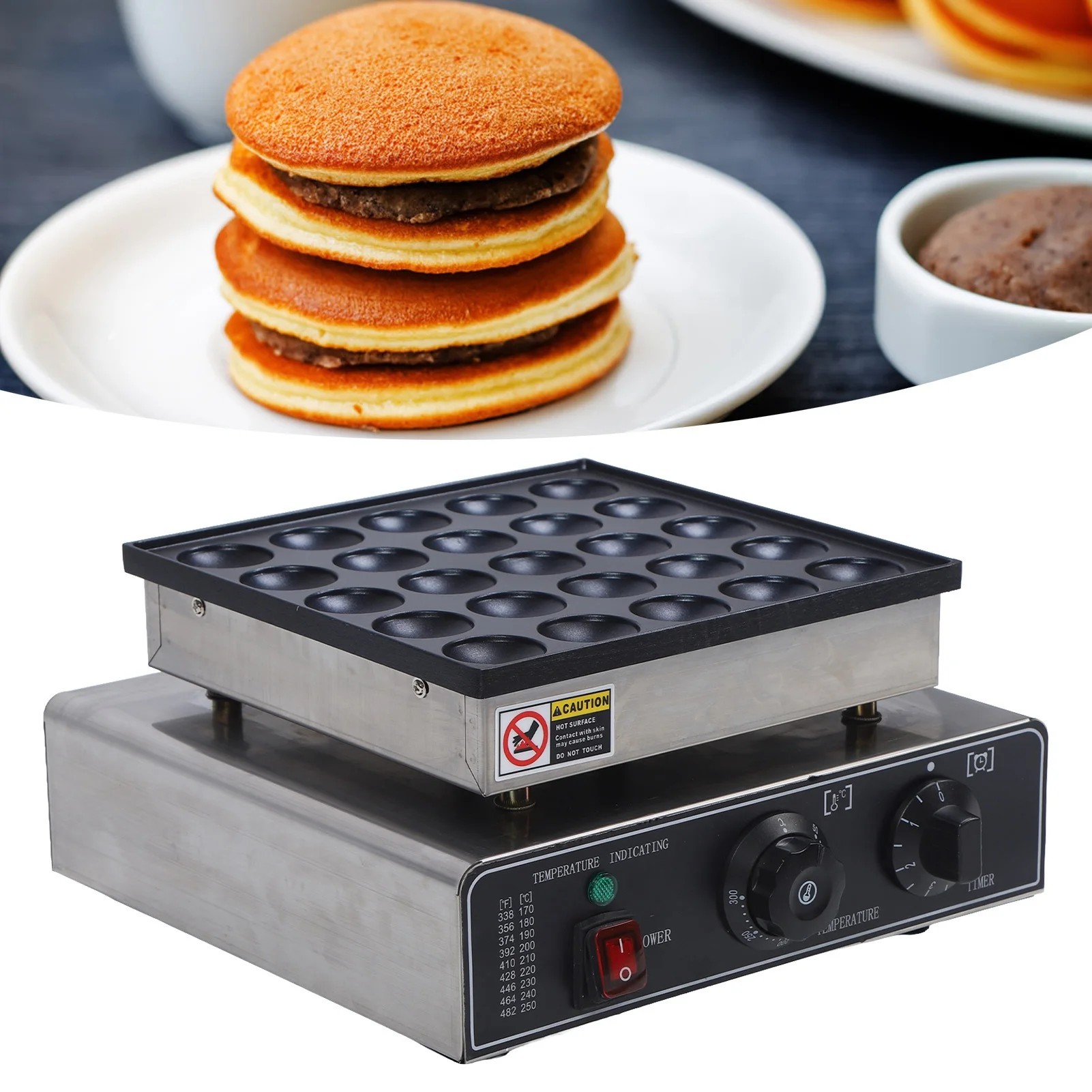 Electric Pancake Maker Pan Waffle Maker Electric Pancake Baking Pan Iron Waffle Mold 950W for Kitchen Cooking Waffle Making Tool