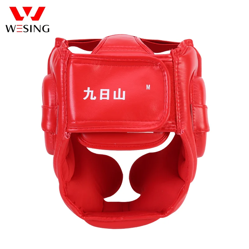 Wesing Microfiber Boxing Headgear Full Protection Kickboxing Head Protector Martial Art Head Guard Protective Head Gears