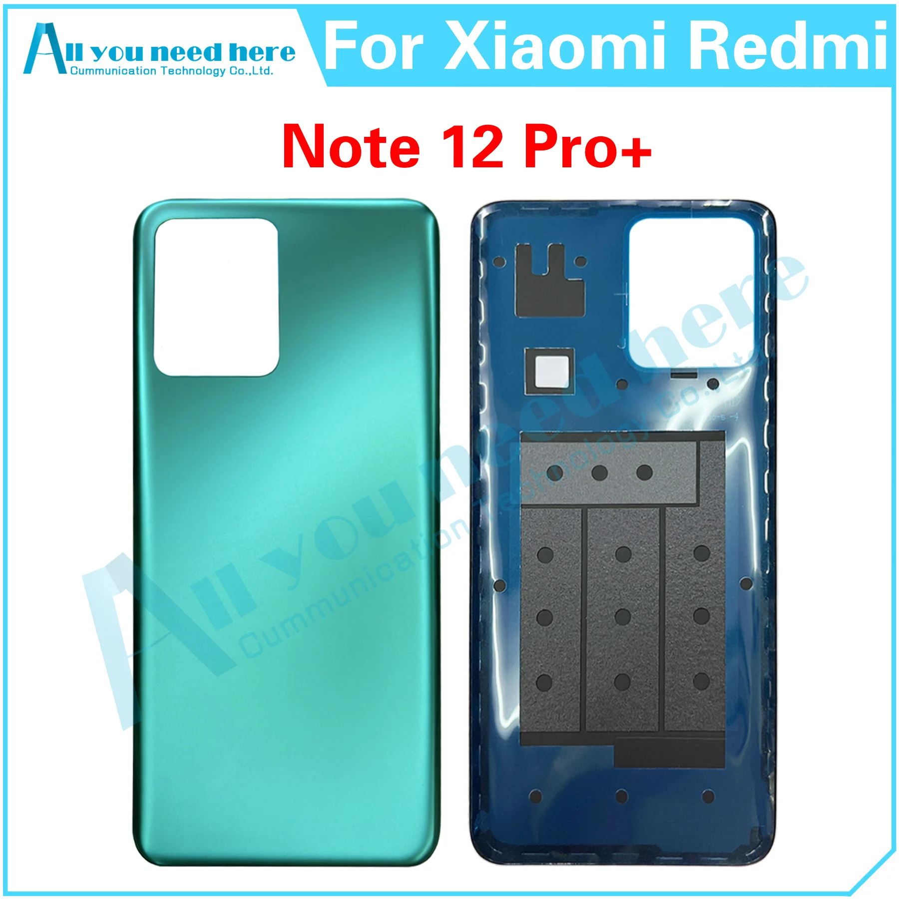 

For Xiaomi Redmi Note 12 Pro Plus Back Cover Door Housing Case For Note 12 Pro+ Rear Battery Cover Repair Parts Replacement